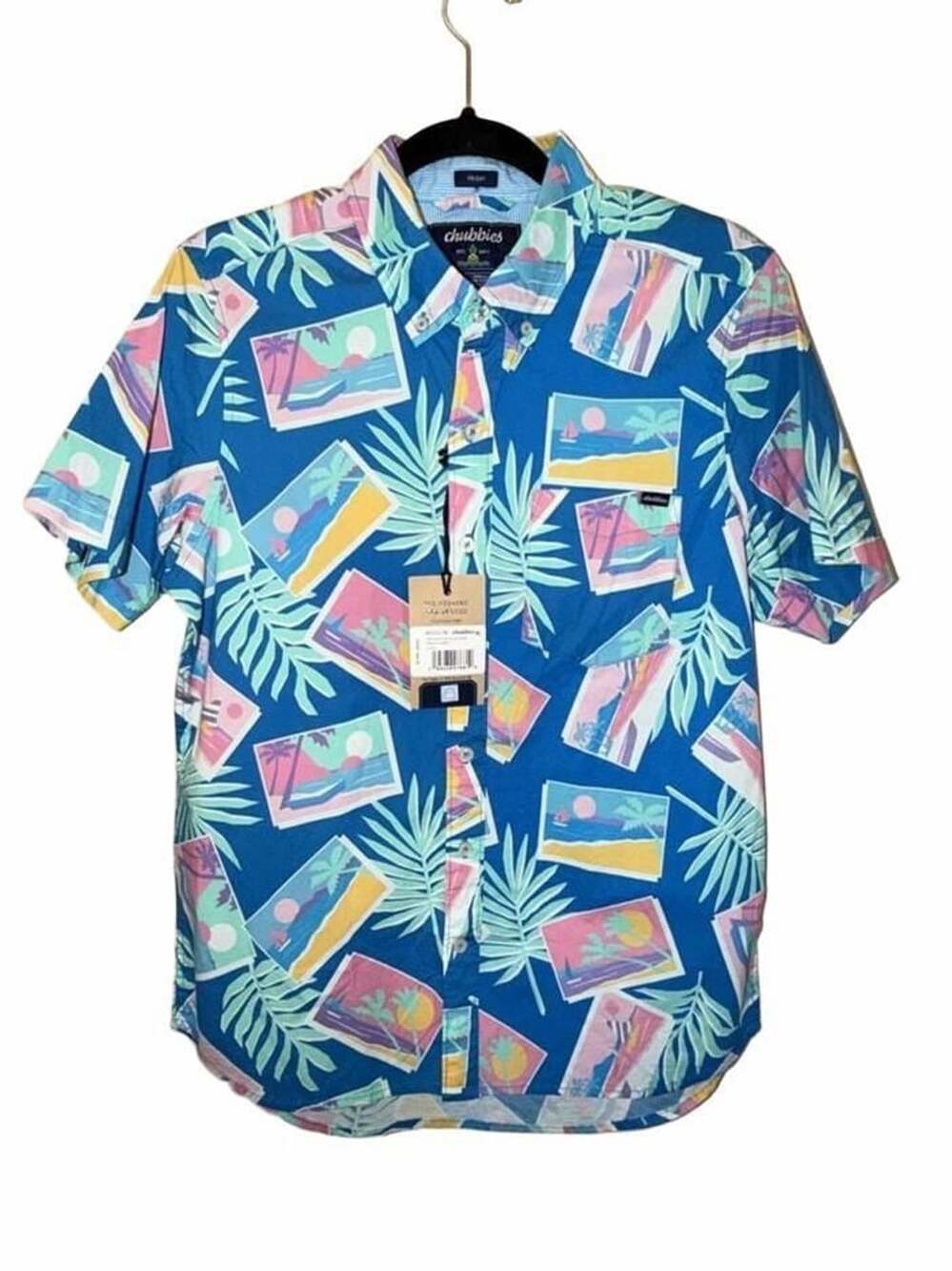 Chubbies The Wish You Were Here Friday Shirt Small